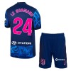 Maillot de Supporter Atlético Madrid Le Normand 24 Troisième 2024-25 Pour Enfant